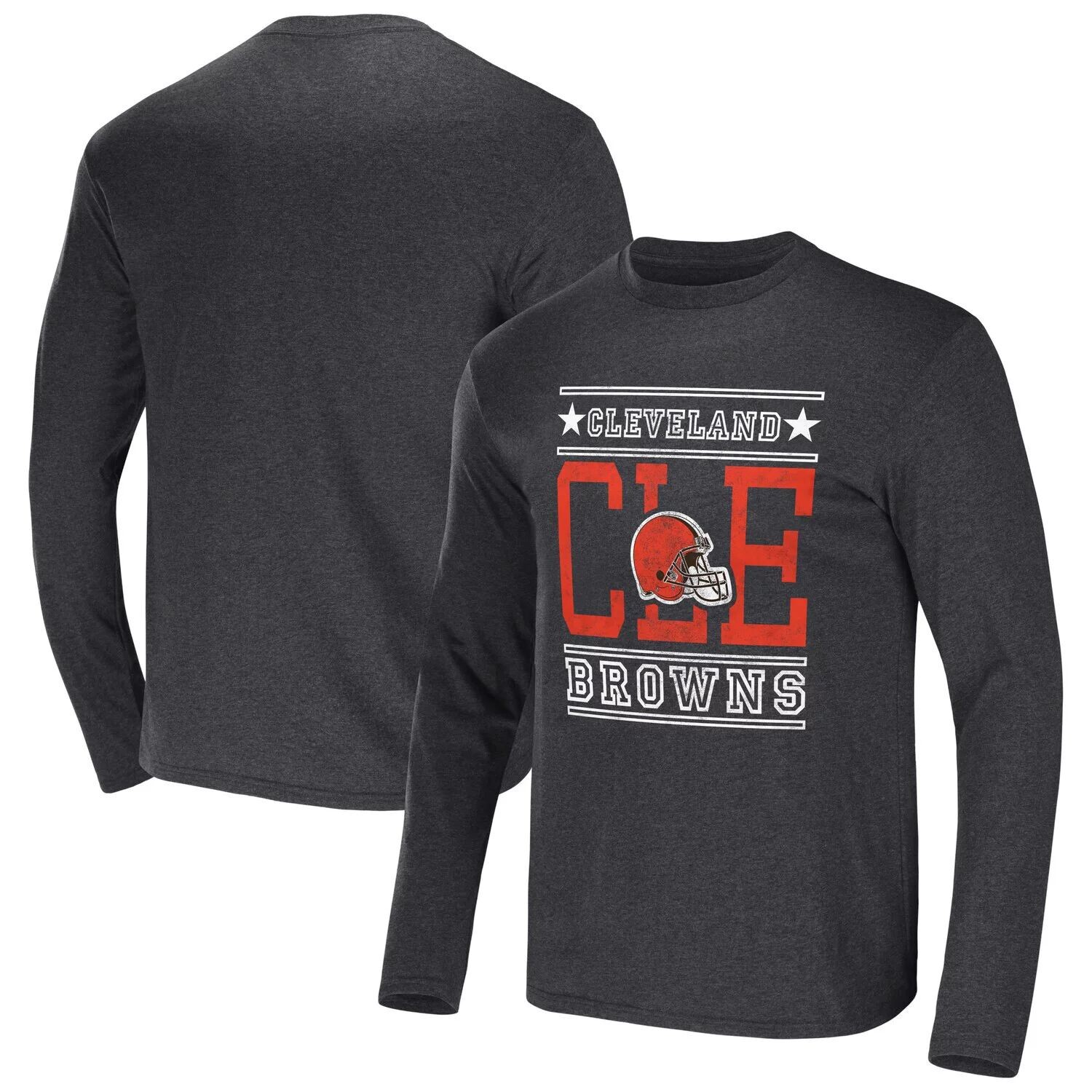 

Мужская футболка NFL x Darius Rucker Collection от Fanatics Heathered Charcoal Cleveland Browns с длинным рукавом