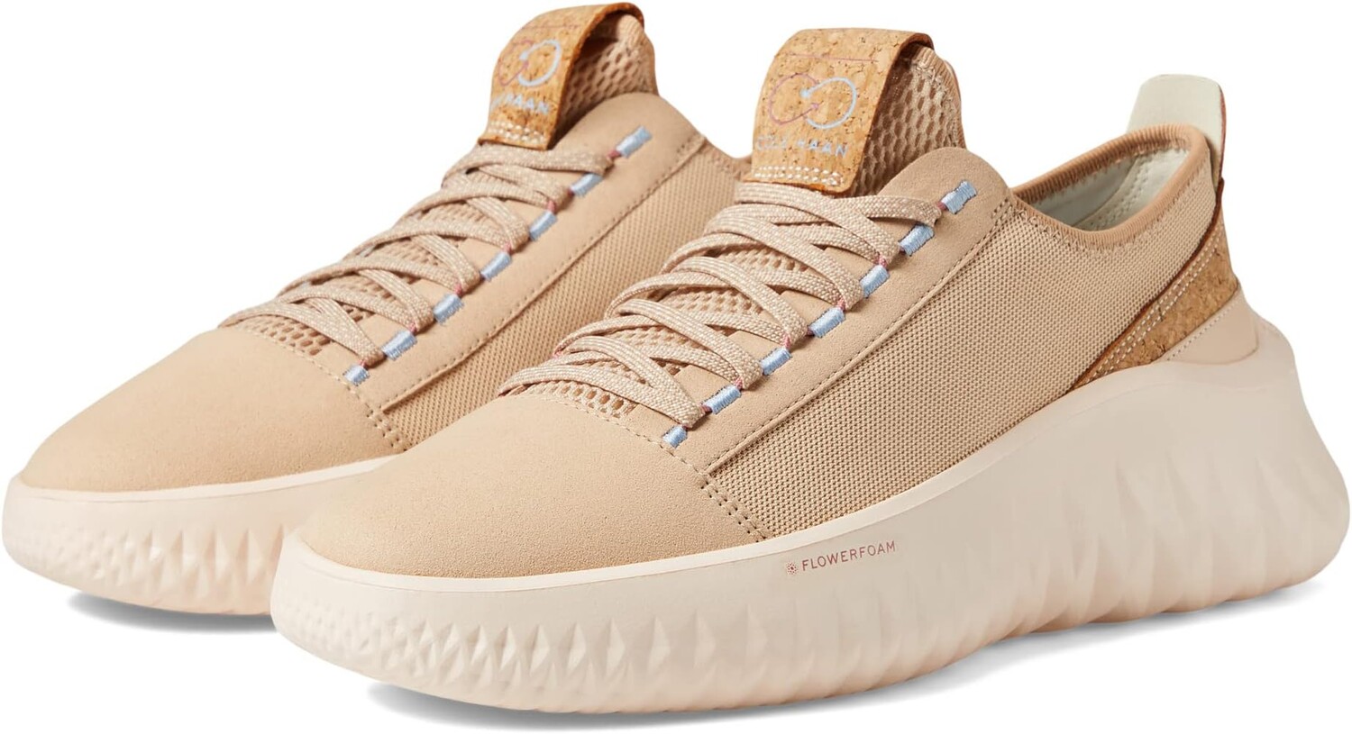 

Кроссовки Generation Zerogrand II Cole Haan, цвет Sesame/Bleached Tan/Light Mahogany/Blue Bell