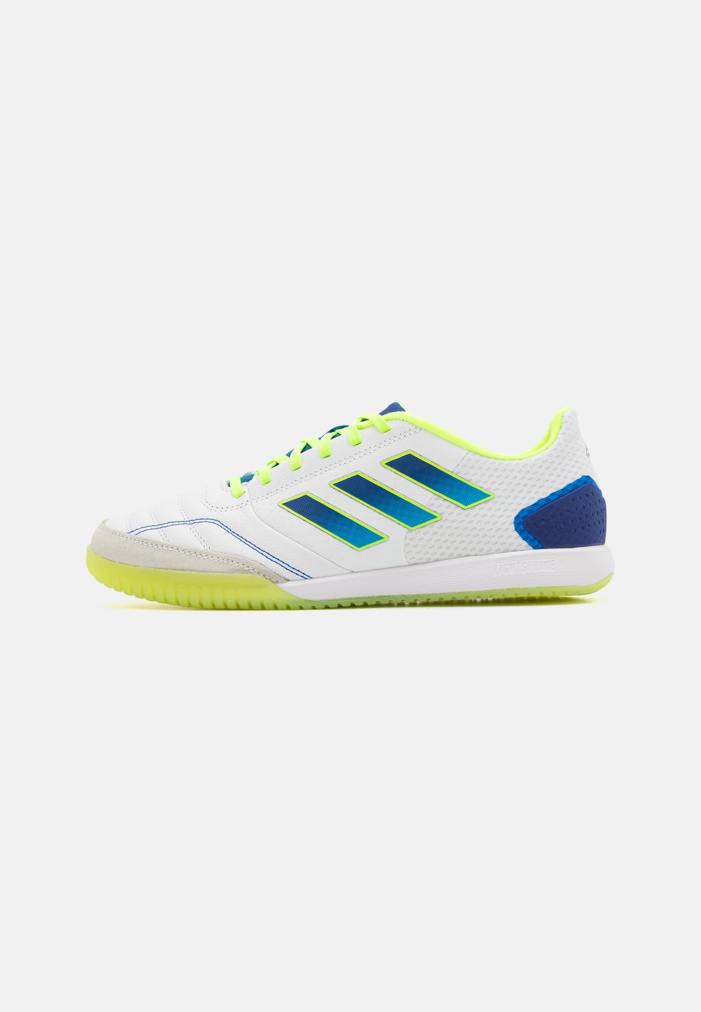 Обувь для футзала Top Sala Competition Adidas, цвет footwear white/team royal blue/lucid lemon