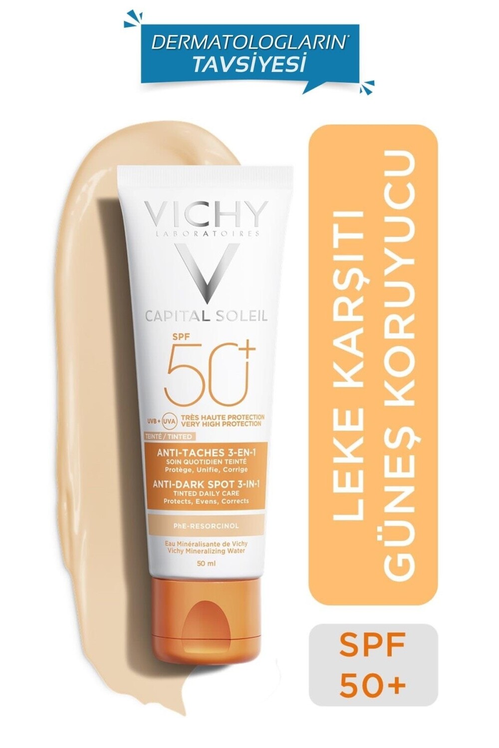 

Vichy Ideal Soleil Anti-Age Spf 50+ 50 мл антивозрастной солнцезащитный крем