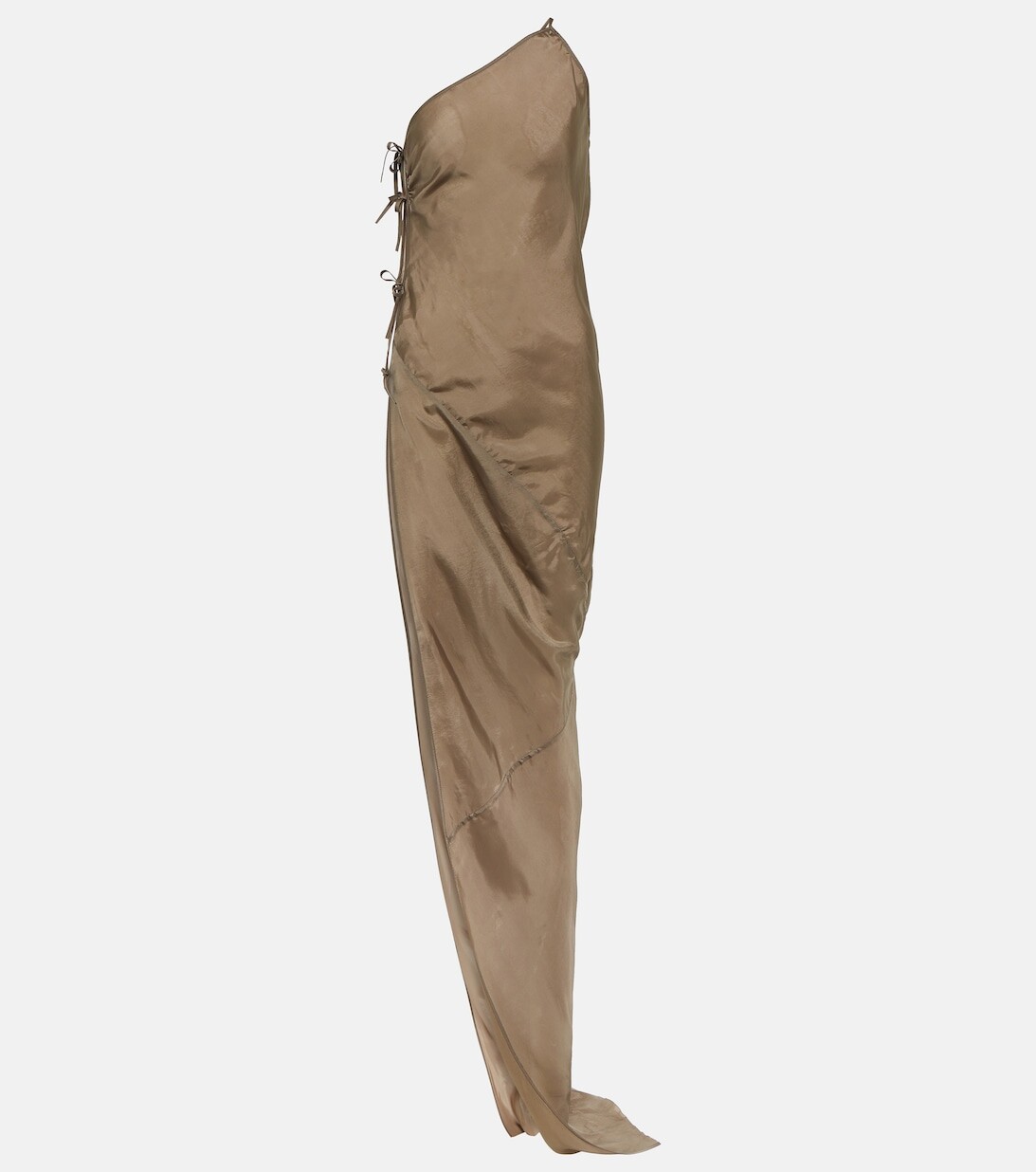 

Платье макси Taco RICK OWENS, коричневый