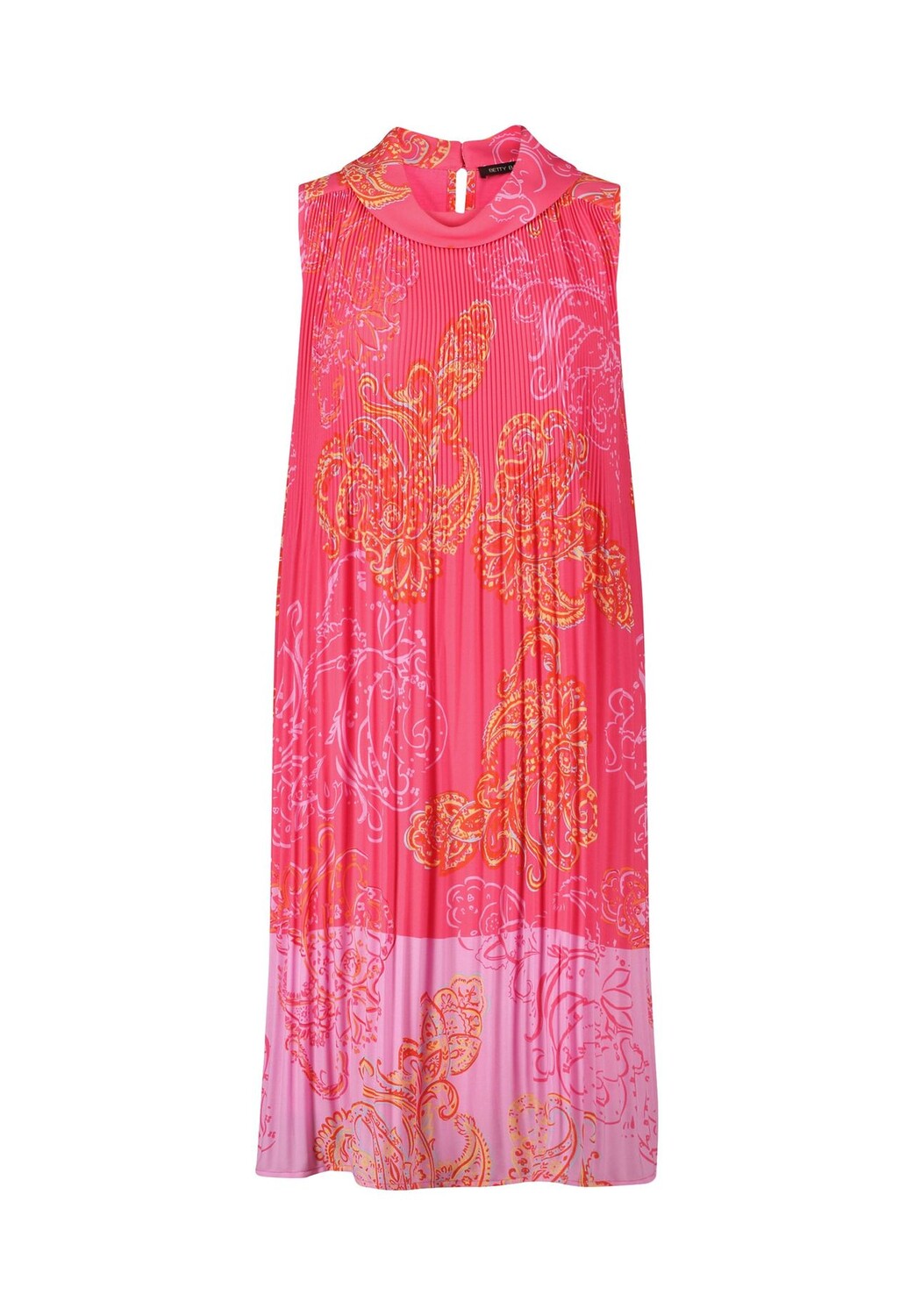 

Плиссированное платье с короткими рукавами BETTY BARCLAY, цвет Pink Rosa