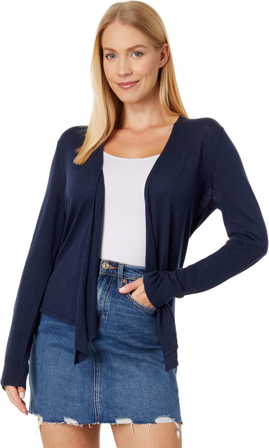 

Свитер All Year Four-Way Cardigan NIC+ZOE, цвет Dark Indigo