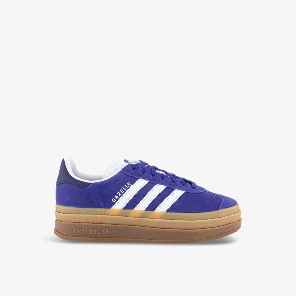 

Низкие замшевые кеды Gazelle с яркой фирменной отделкой Adidas, черный