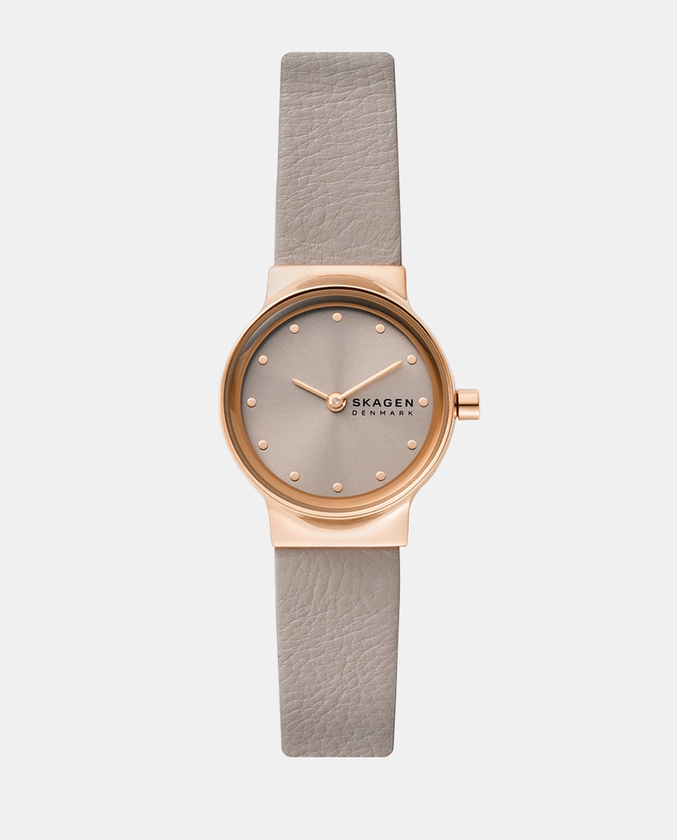 Freja SKW3005 Солнечно-серые женские часы из экокожи Skagen, светло-серый