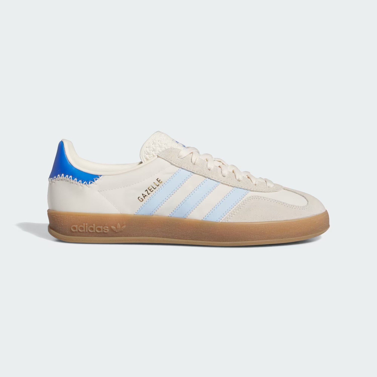 

Кроссовки Gazelle Adidas, цвет Off White/Clear Sky/Blue