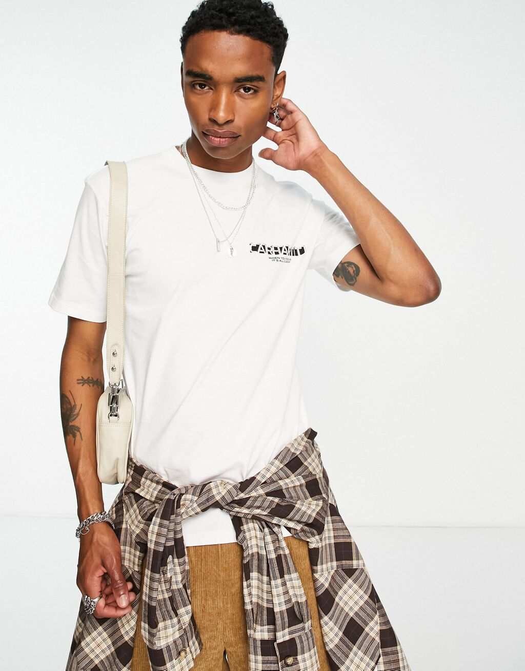 

Белая футболка для наблюдения Carhartt WIP Natural