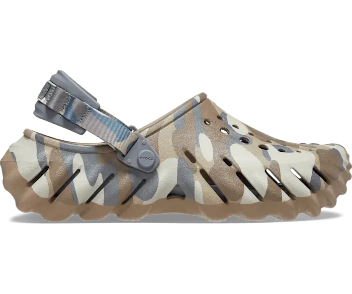 

Сабо Echo Camo Redux Crocs мужские, цвет Charcoal
