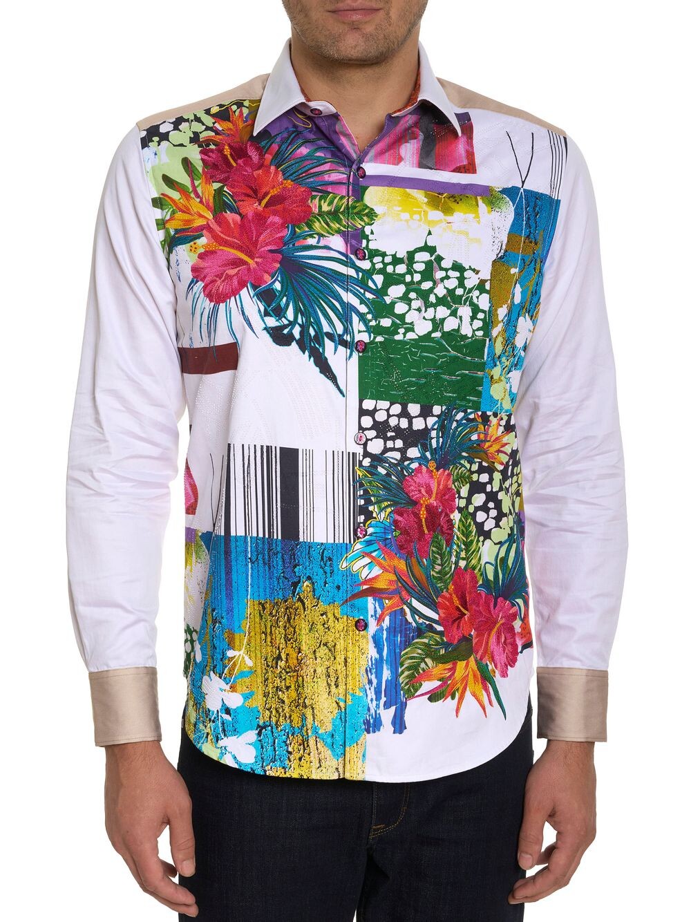 

Рубашка на пуговицах Felix Blossom Robert Graham, белый