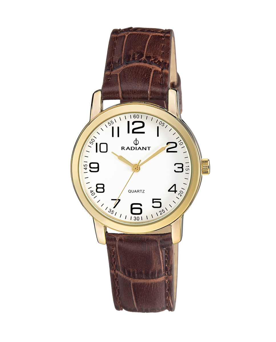 цена Женские часы Grand RA281608 из искусственной кожи с коричневым ремешком Radiant, коричневый