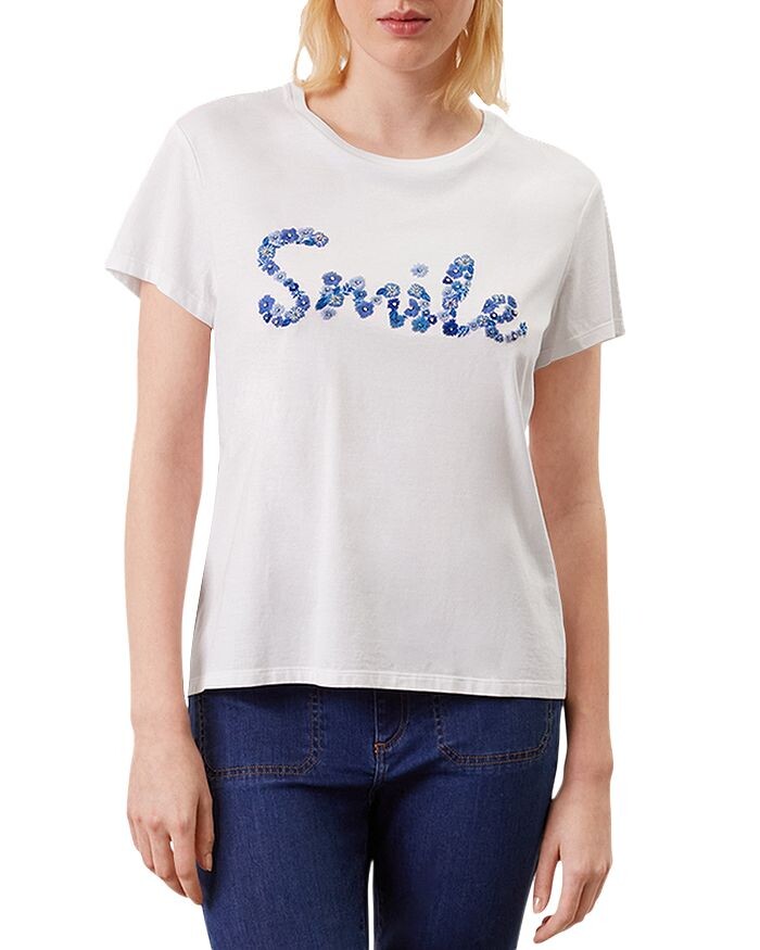 

Футболка с графическим принтом Adamo Smile Gerard Darel