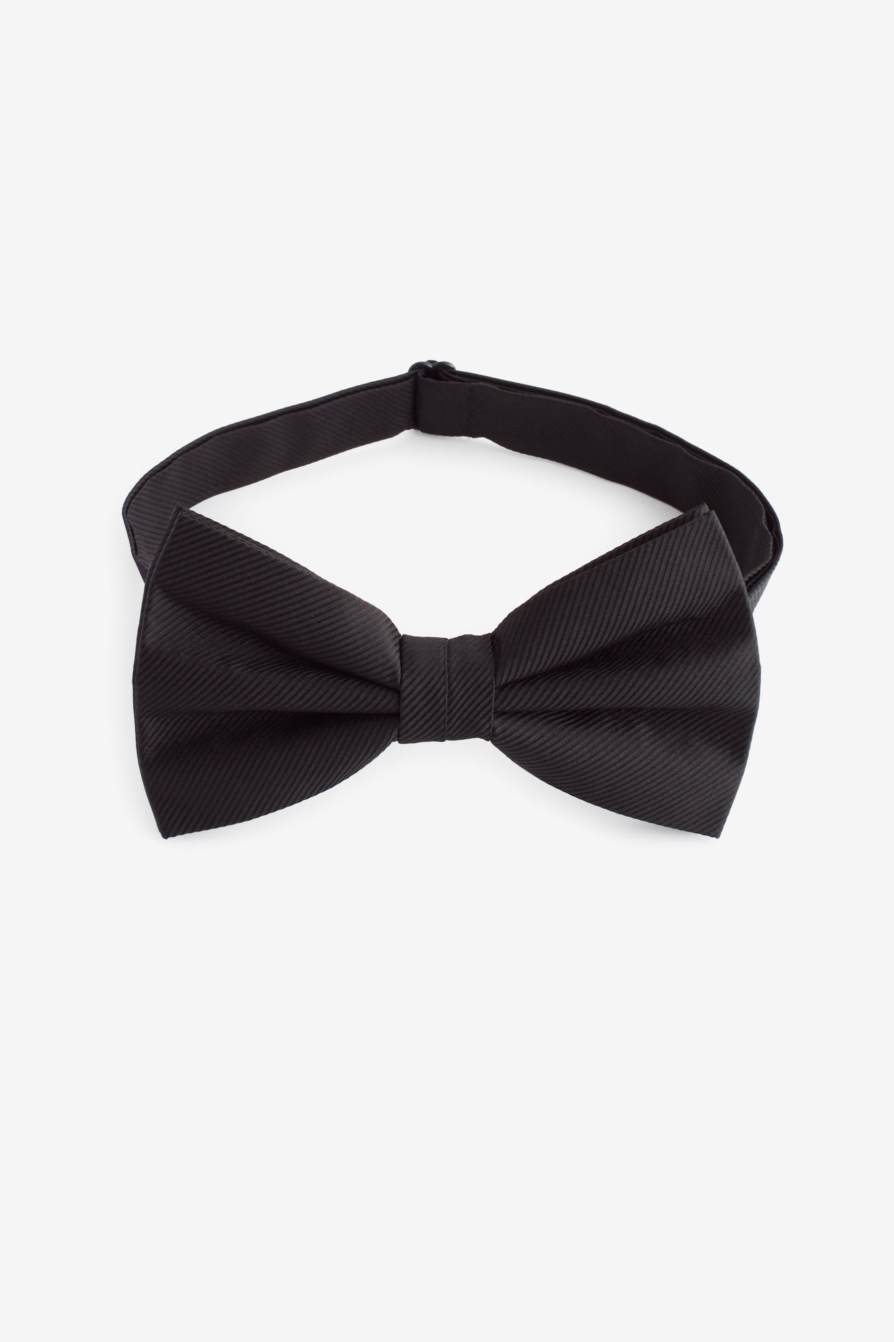 цена Фирменный галстук-бабочка из шелкового твила Next, черный