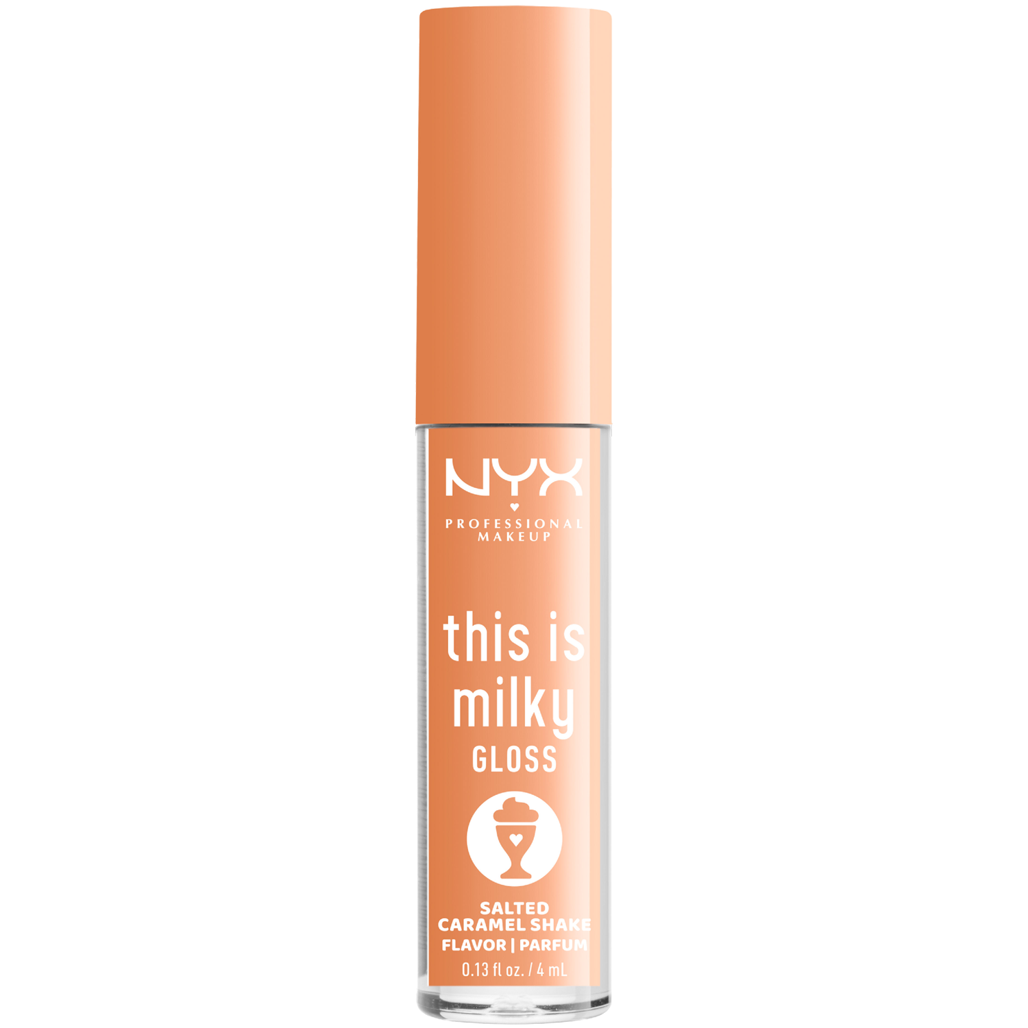 Блеск для губ «солёная карамель» Nyx Professional Makeup This Is Milky Gloss, 4 мл увлажняющий блеск для губ придающий объем и сияние lumene luminous shine hydrating