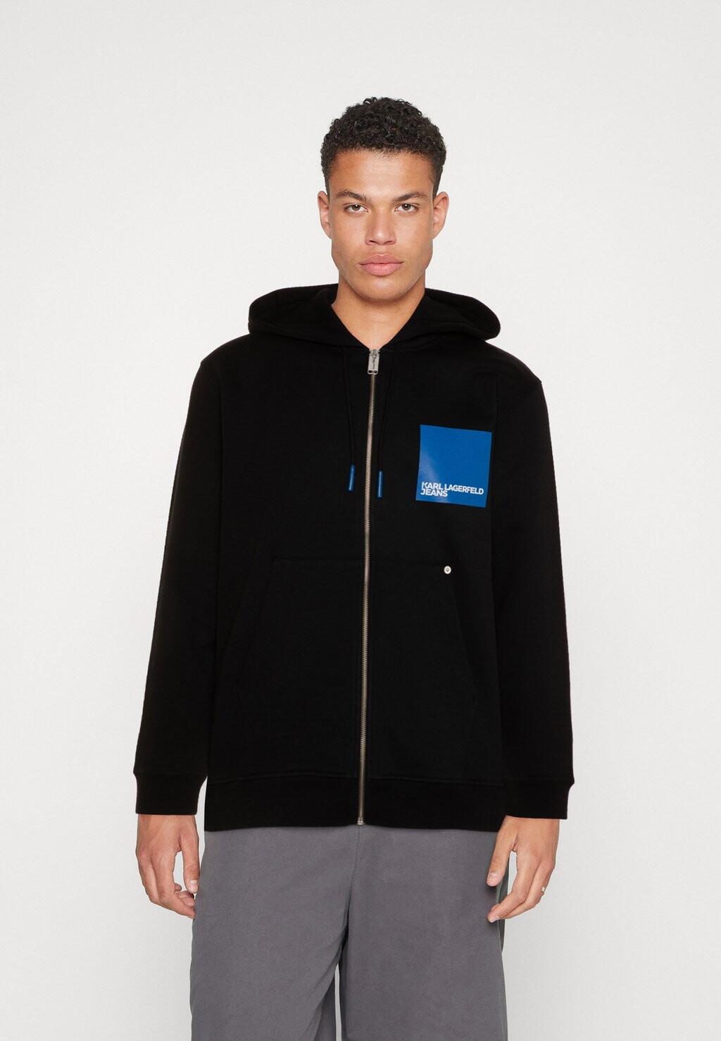 

Толстовка на молнии REGULAR ZIP UP HOODIE Karl Lagerfeld, черный