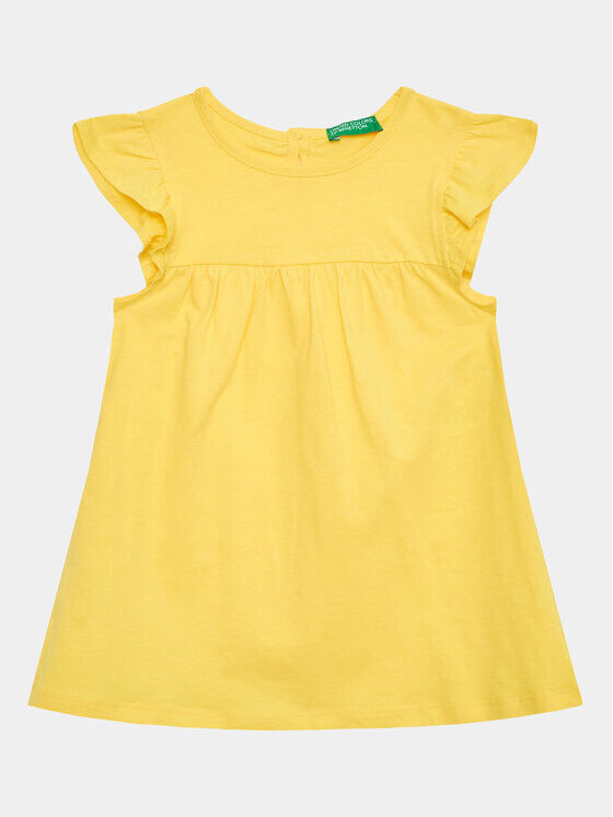 

Платье на каждый день, стандартного кроя United Colors Of Benetton, желтый
