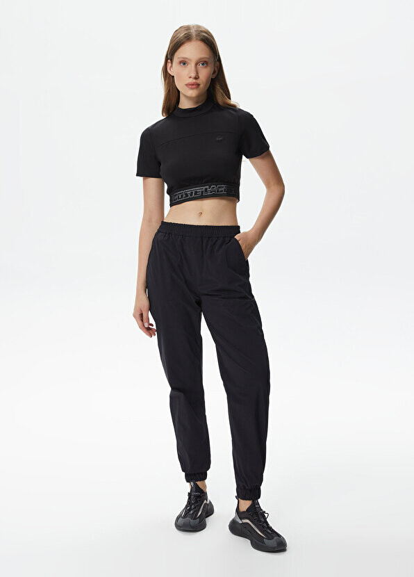 

Черные женские брюки Lacoste, Черный