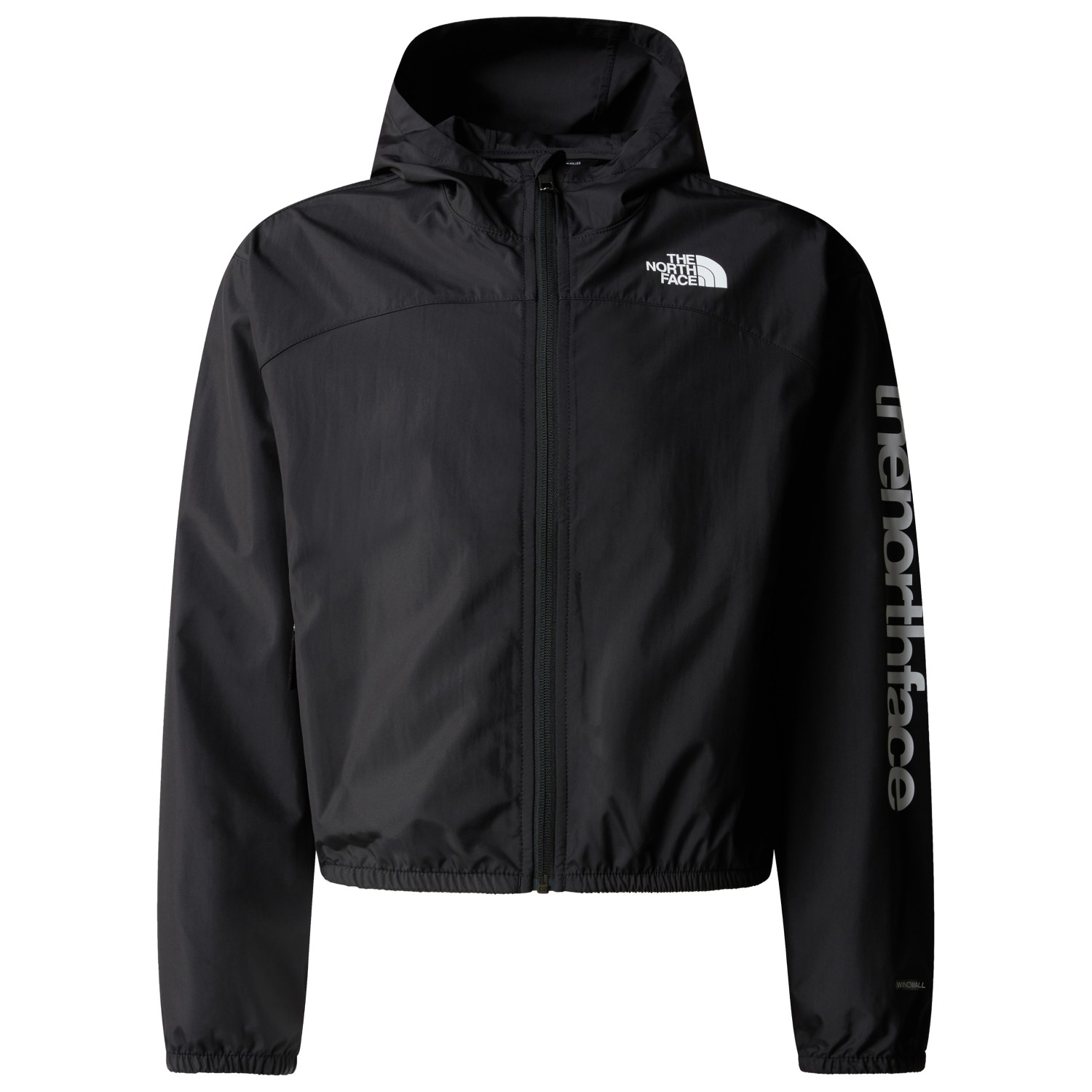 Ветровка The North Face Girl's Never Stop Hooded Windwall, цвет TNF Black куртка the north face thermoball hooded синий