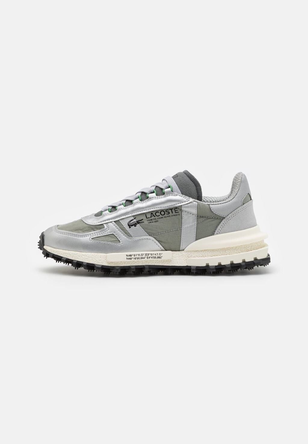 

Низкие кроссовки Elite Active Lacoste, цвет grey/silver