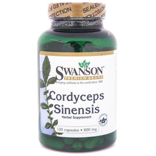 Swanson, Биологически активная добавка Cordyceps Sinensis 600 мг, 120 капсул swanson цедра грейпфрута 600 мг 120 капсул
