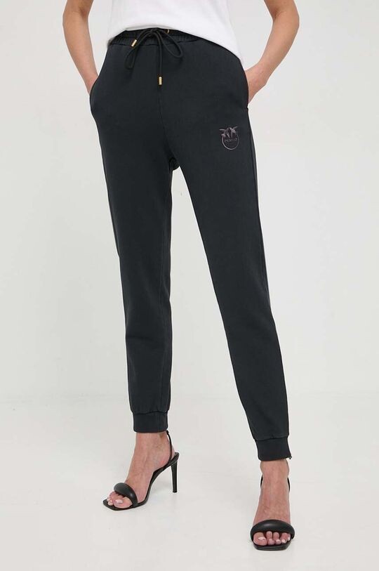 

Спортивные брюки из хлопка Pinko, черный
