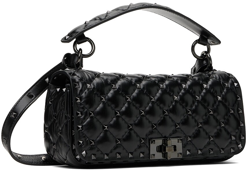 

Черная сумка с шипами Rockstud Valentino Garavani