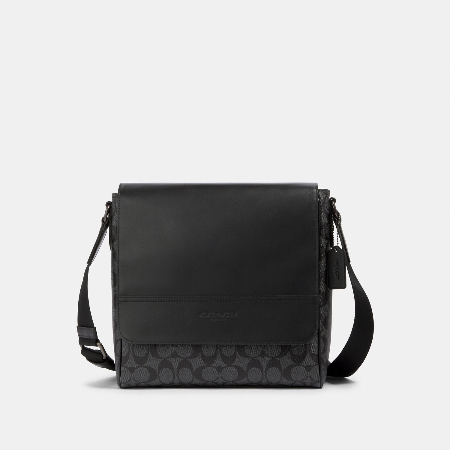 

Сумка-карта Coach Outlet Houston из фирменной парусины, цвет Gunmetal/Charcoal/Black