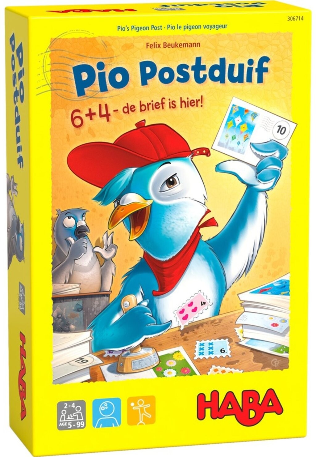 

Настольная игра LEARNING PIO RACING PIGEON HABA, цвет multi coloured