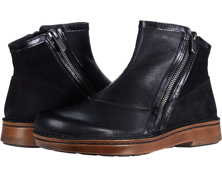 

Ботинки Naot Spello, цвет Black Leather Combination/Black Nubuck