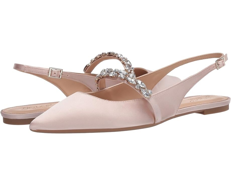 

Балетки Jewel Badgley Mischka Bambi, цвет Champagne