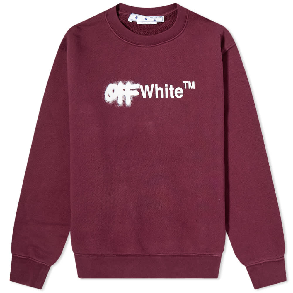 

Свитшот Off-White с логотипом в виде спрея