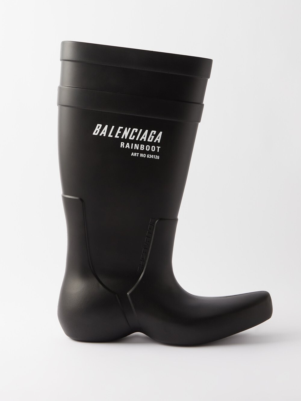 

Резиновые резиновые сапоги для экскаваторов Balenciaga, черный