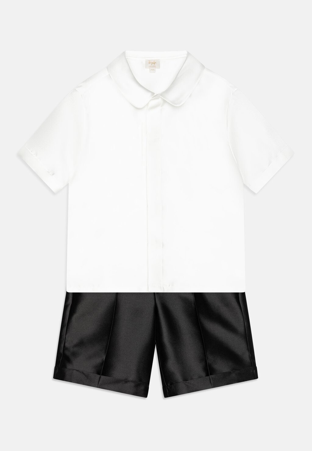 

Шорты TWO PIECE ATELIER SET Il Gufo, цвет milk/black