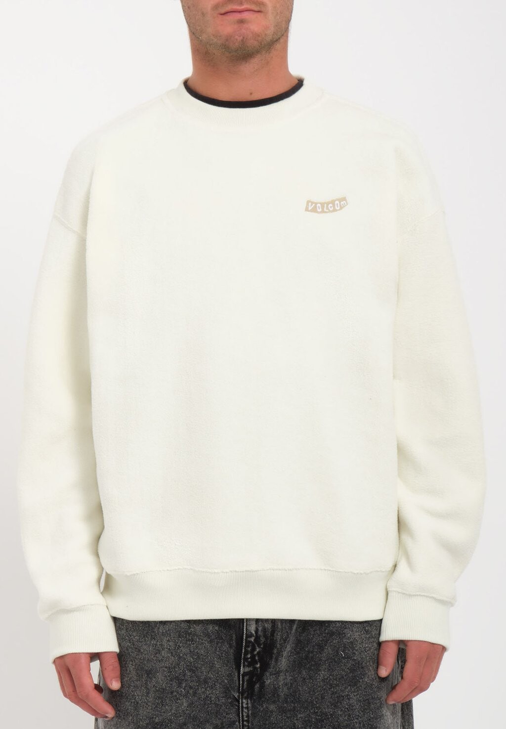 

Толстовка Too KOOL LSE CREW Volcom, цвет dirty white