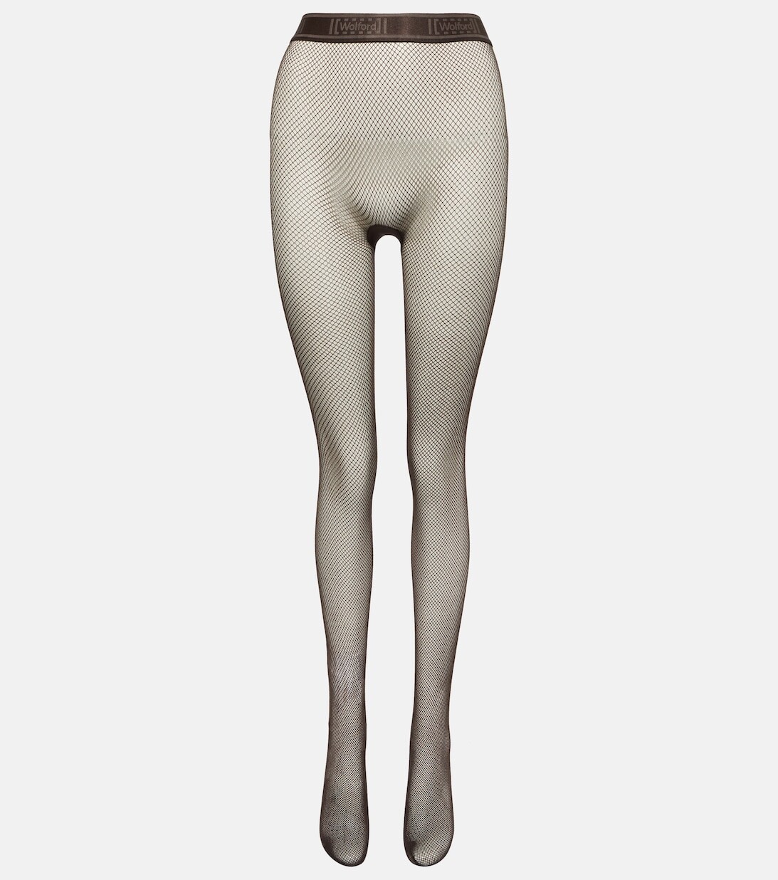 

Колготки в сеточку Twenties WOLFORD, коричневый