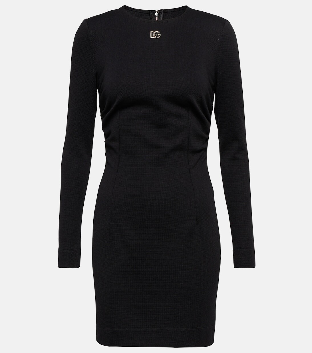 

Приталенное мини-платье DOLCE&GABBANA, черный