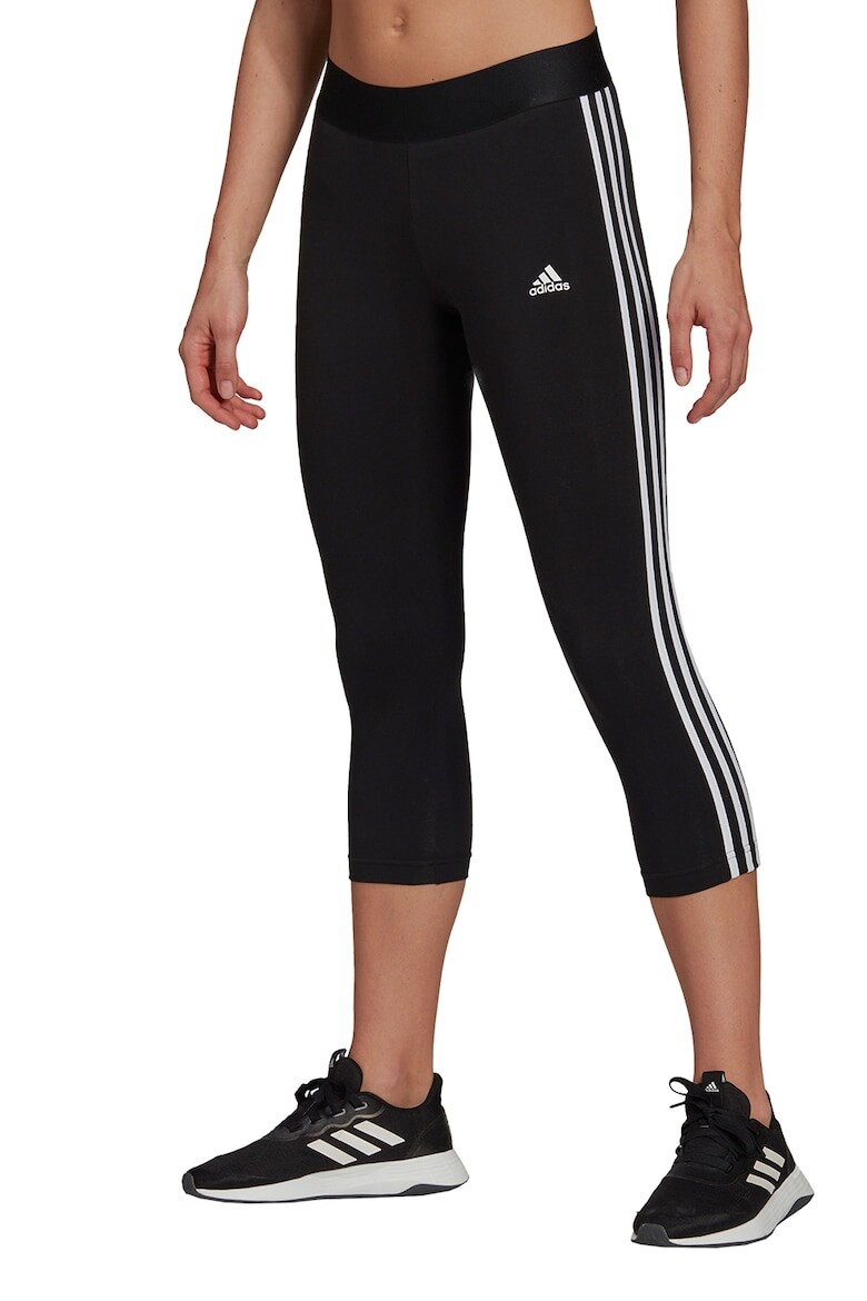 

Леггинсы-Капри для фитнеса с контрастной окантовкой Adidas Sportswear, черный