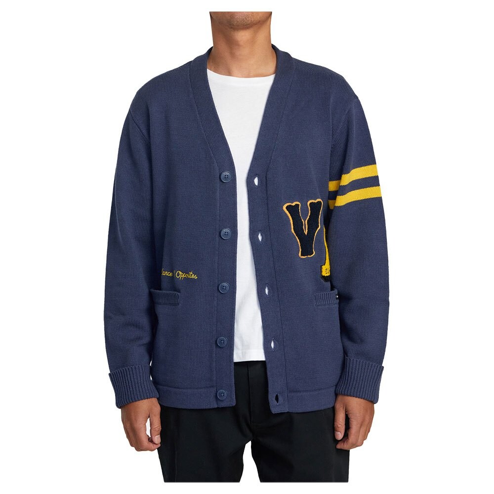 

Свитер Rvca Varsity Button, синий