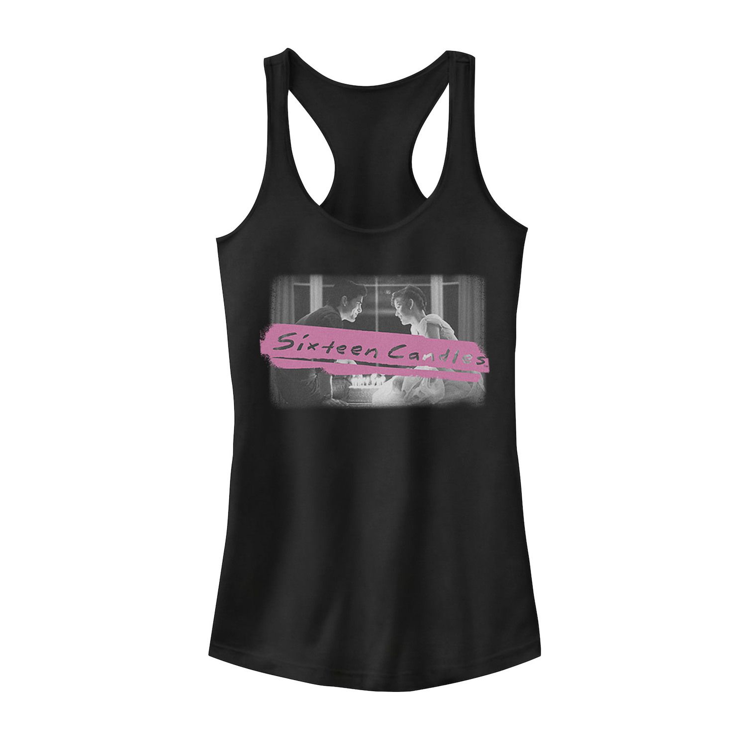 Girl Black Tank Top. Sixteen Candles Disney.