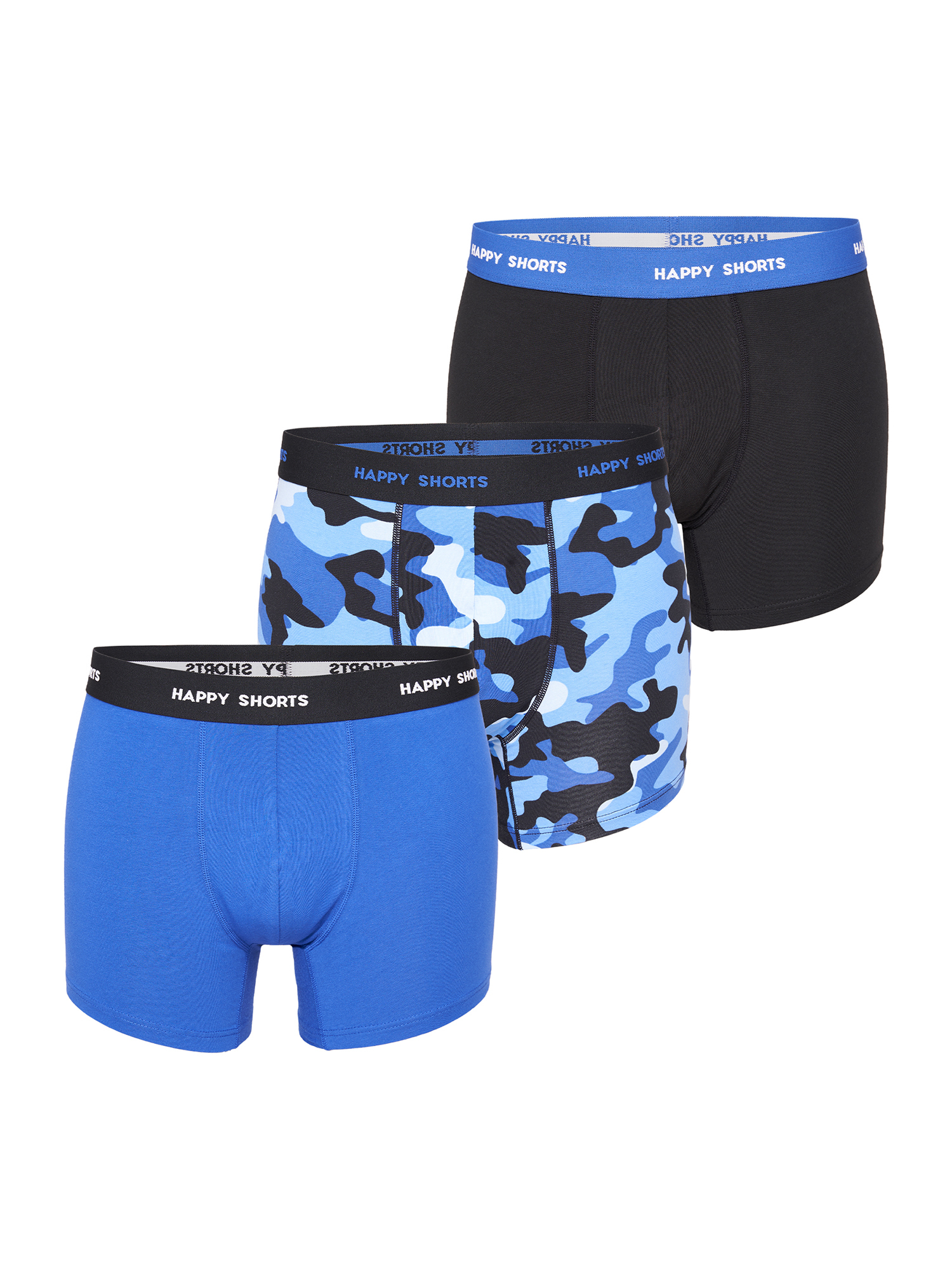 Боксеры Happy Shorts Retro Pants Jersey, цвет Blue Camouflage