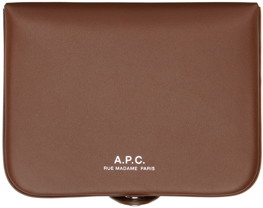 

Коричневый кошелек Джош A.P.C., цвет Noisette