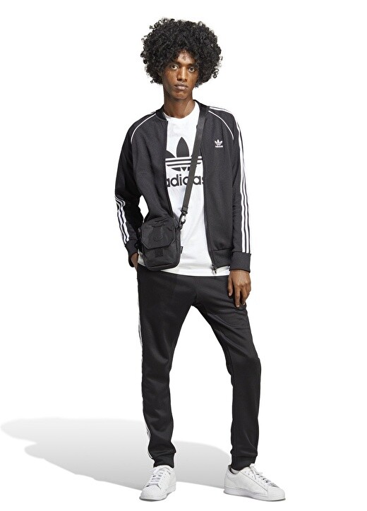 

Узкие черные мужские спортивные штаны Adidas
