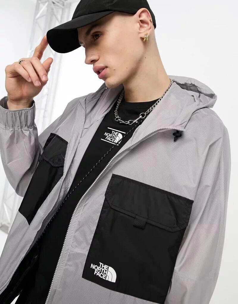 

Серая куртка с капюшоном The North Face Nekkar эксклюзивно для ASOS