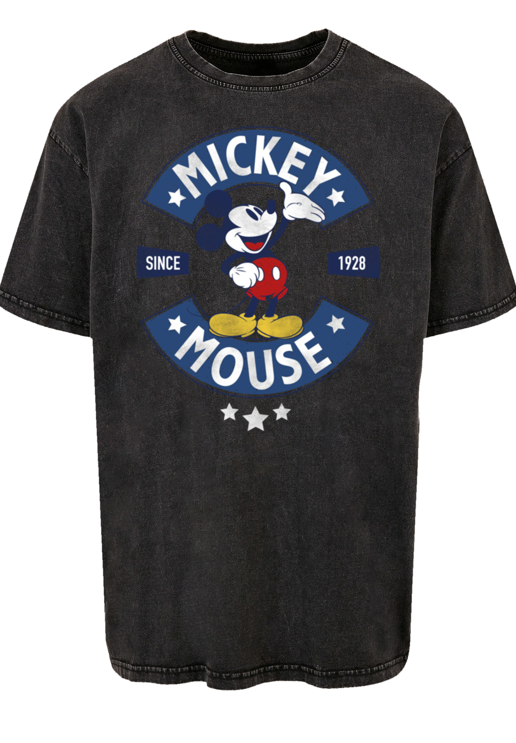 Футболка F4NT4STIC Disney Mickey Mouse Mickey Mouse Rocker, черный disney mickey mouse 1928 new mickey mouse hoodies men women winter anime sweatshirts cool pullover fashion casual clothing y2k