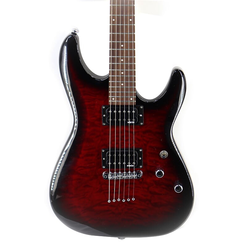 Электрогитара Schecter C-6 Plus in See-Thru Cherry Burst электрогитара schecter c 6 plus see thru cherry burst