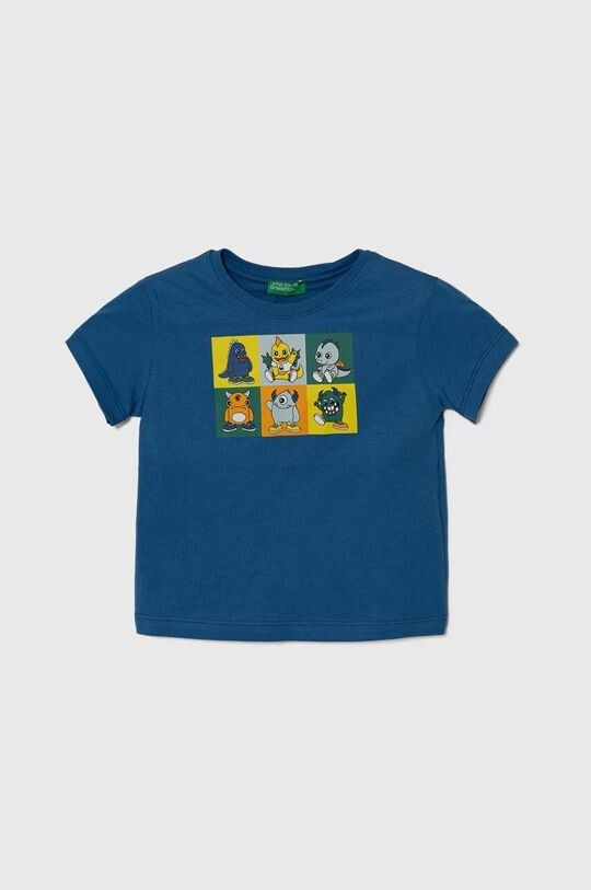 

United Colors of Benetton Детская хлопковая футболка, синий