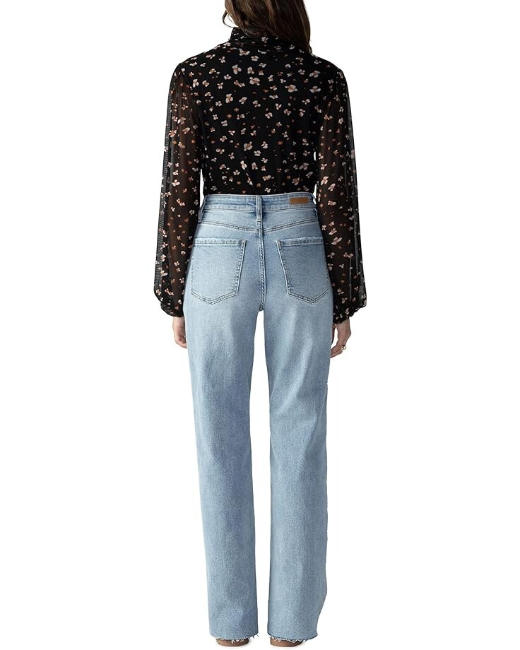 

Топ Sanctuary Night Dream Mesh Top, цвет Dark Oak Floral