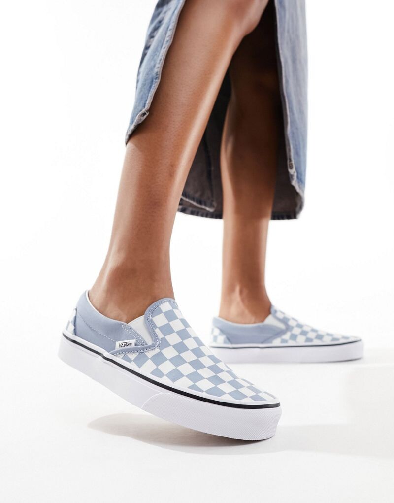

Vans Classic - Синие кроссовки в клетку