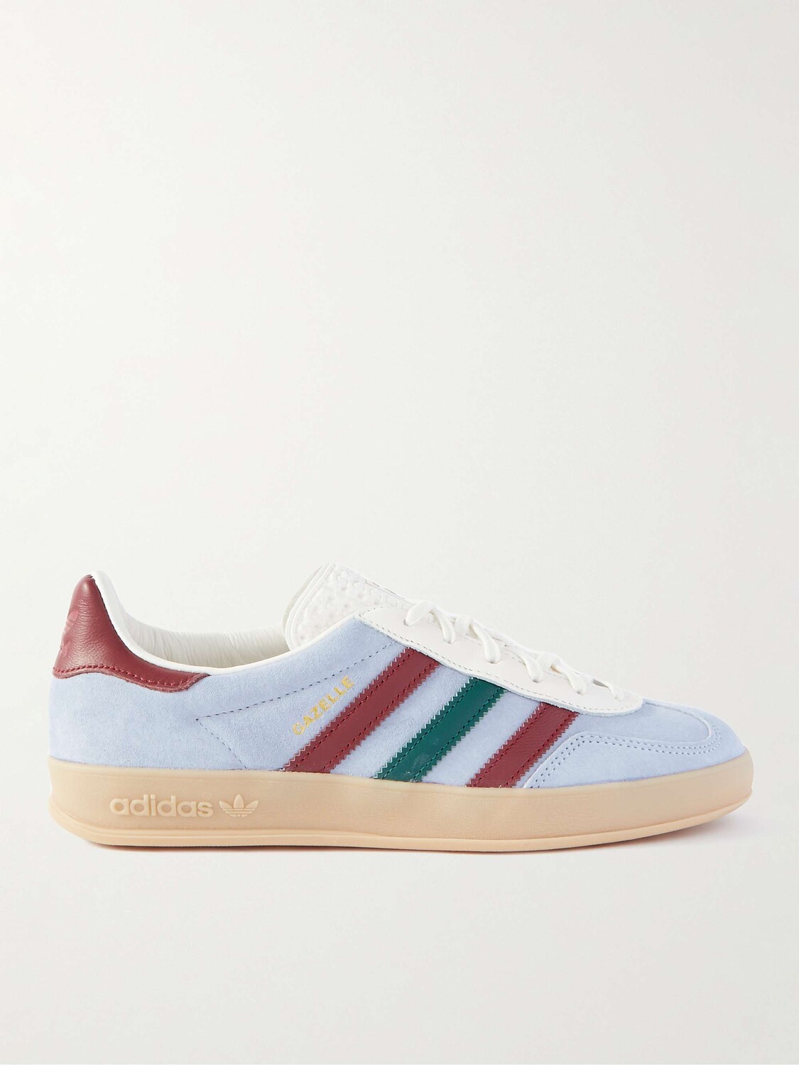 

Замшевые кроссовки Gazelle с кожаной отделкой ADIDAS ORIGINALS, синий