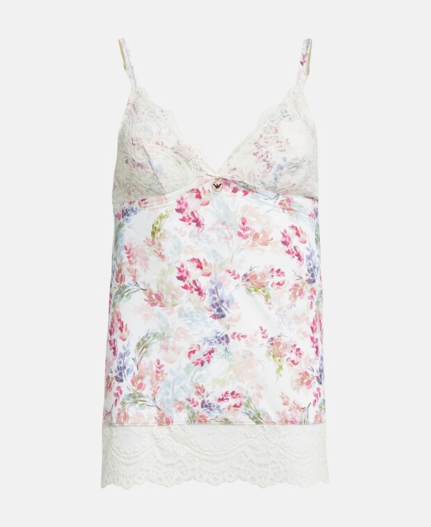 

Топ на тонких бретельках Emporio Armani, цвет Wool White