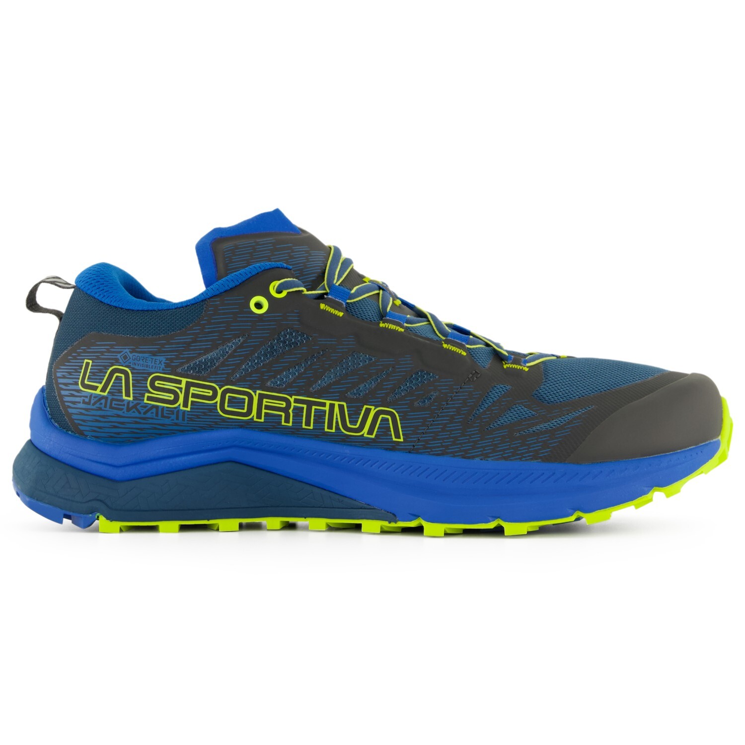 

Кроссовки для бега по пересеченной местности La Sportiva Jackal II GTX, цвет Carbon/Electric Blue